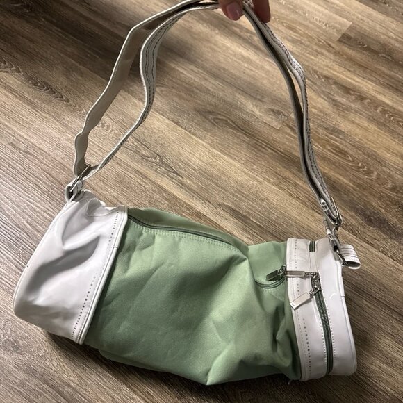 Nike Golf Club Shaped Bag Sage White Canvas Carry On Crossbody Sling bag barrel - Picture 3 of 6